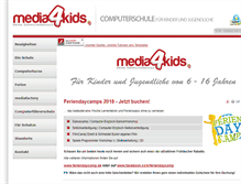 Tablet Screenshot of media4kids.de